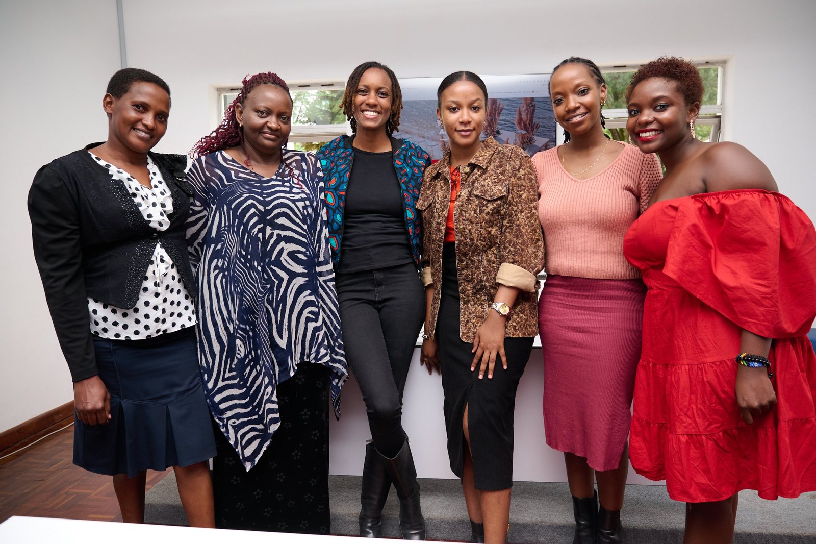 A cohort of students at The Events Academy's training centre in Nairobi