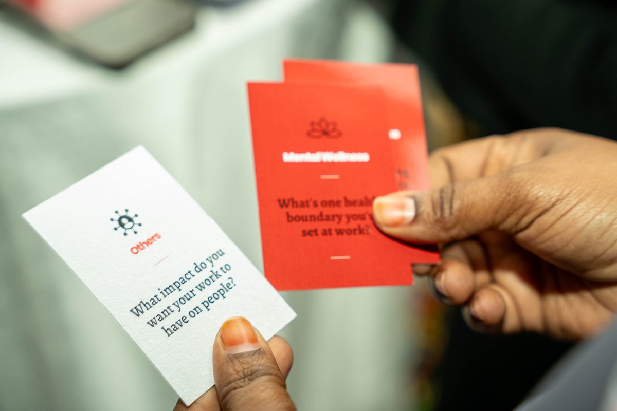Conversation cards handed out to delegates at the Event Speak Summit 2026