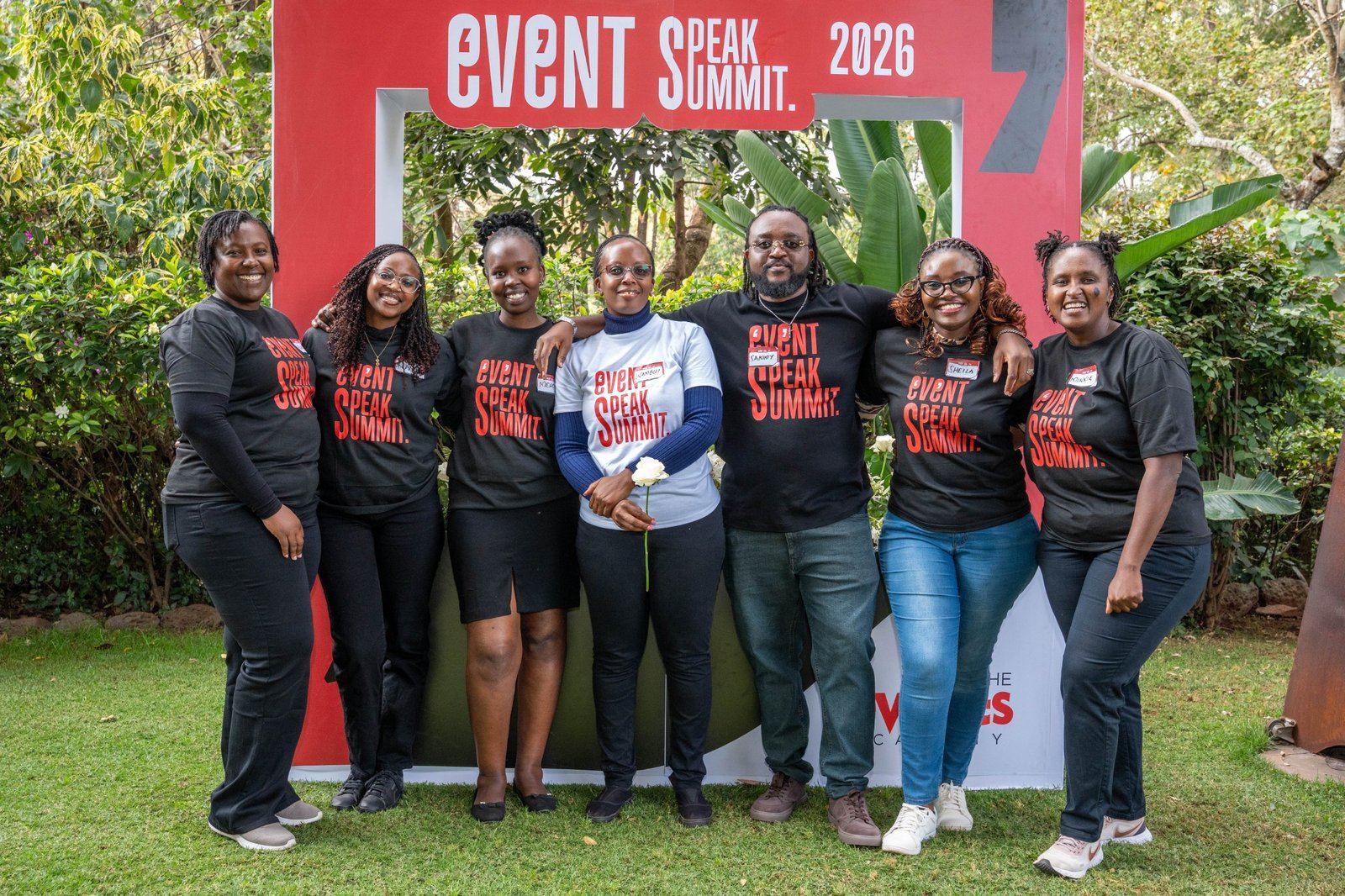 The Events Academy's trained event crew at the Event Speak Summit 2026 in Nairobi
