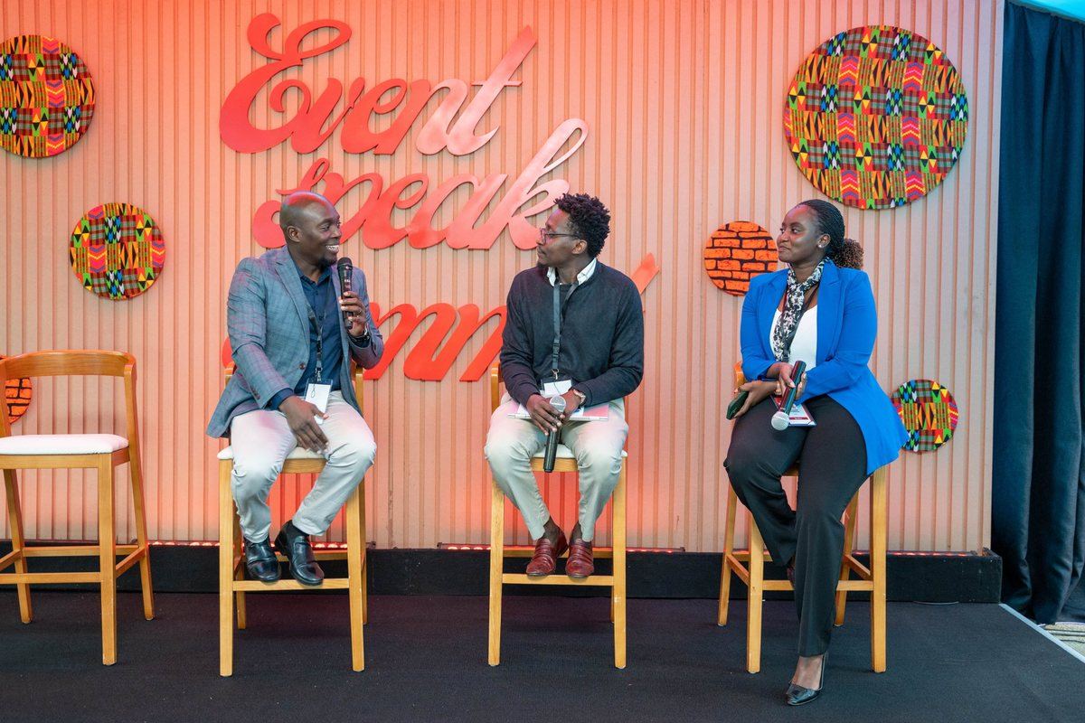 A panel discussion on stage at the Event Speak Summit 2025